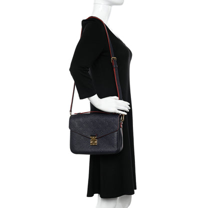 Louis Vuitton Empreinte Pochette Metis Marine Rouge 2 of 11