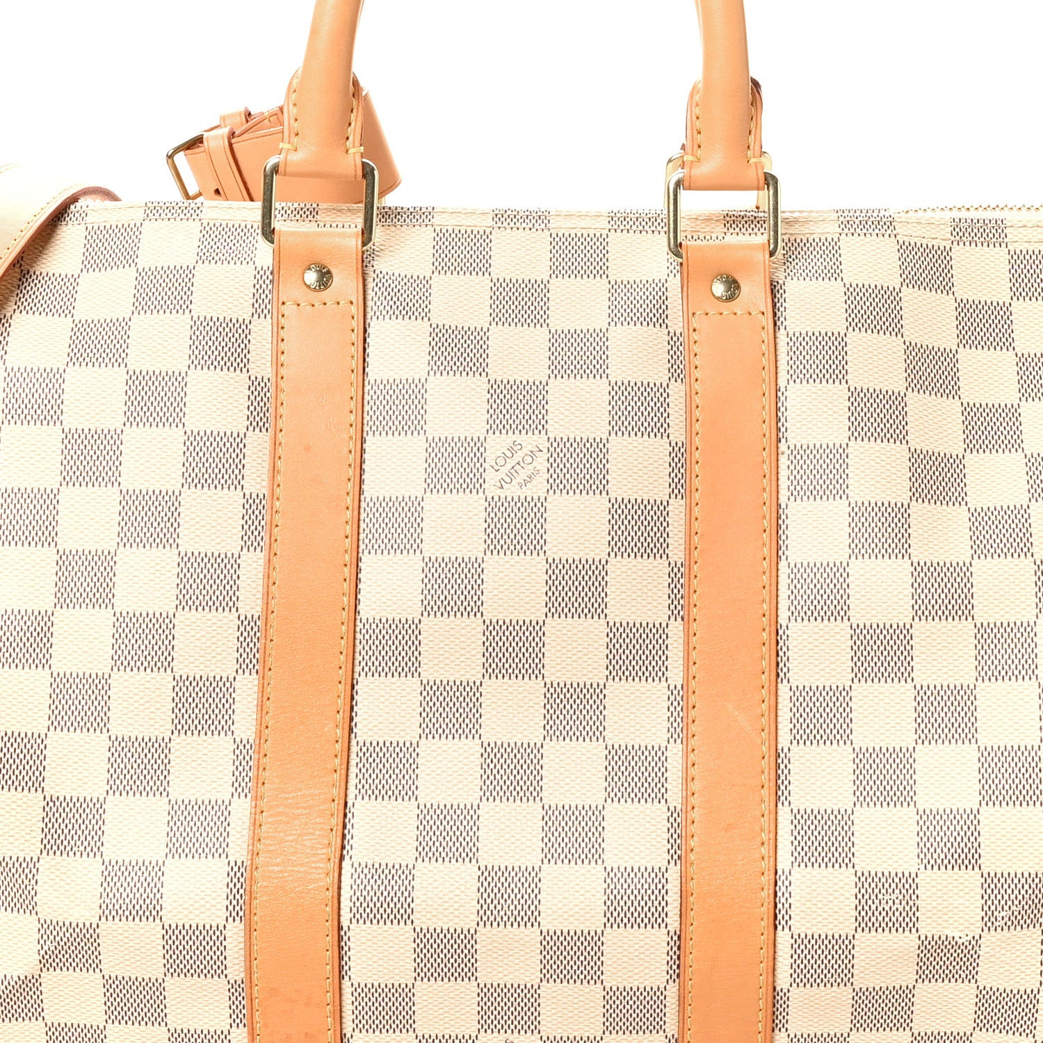 Louis Vuitton Damier Azur Keepall Bandouliere 45 6 of 10