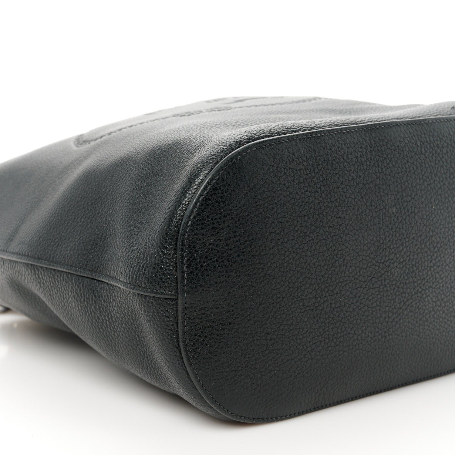 Prada Vitello Phenix Logo Hobo Black 9 of 10