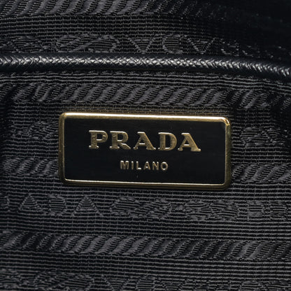 Prada Saffiano Lux Large Promenade Tote Black 7 of 14