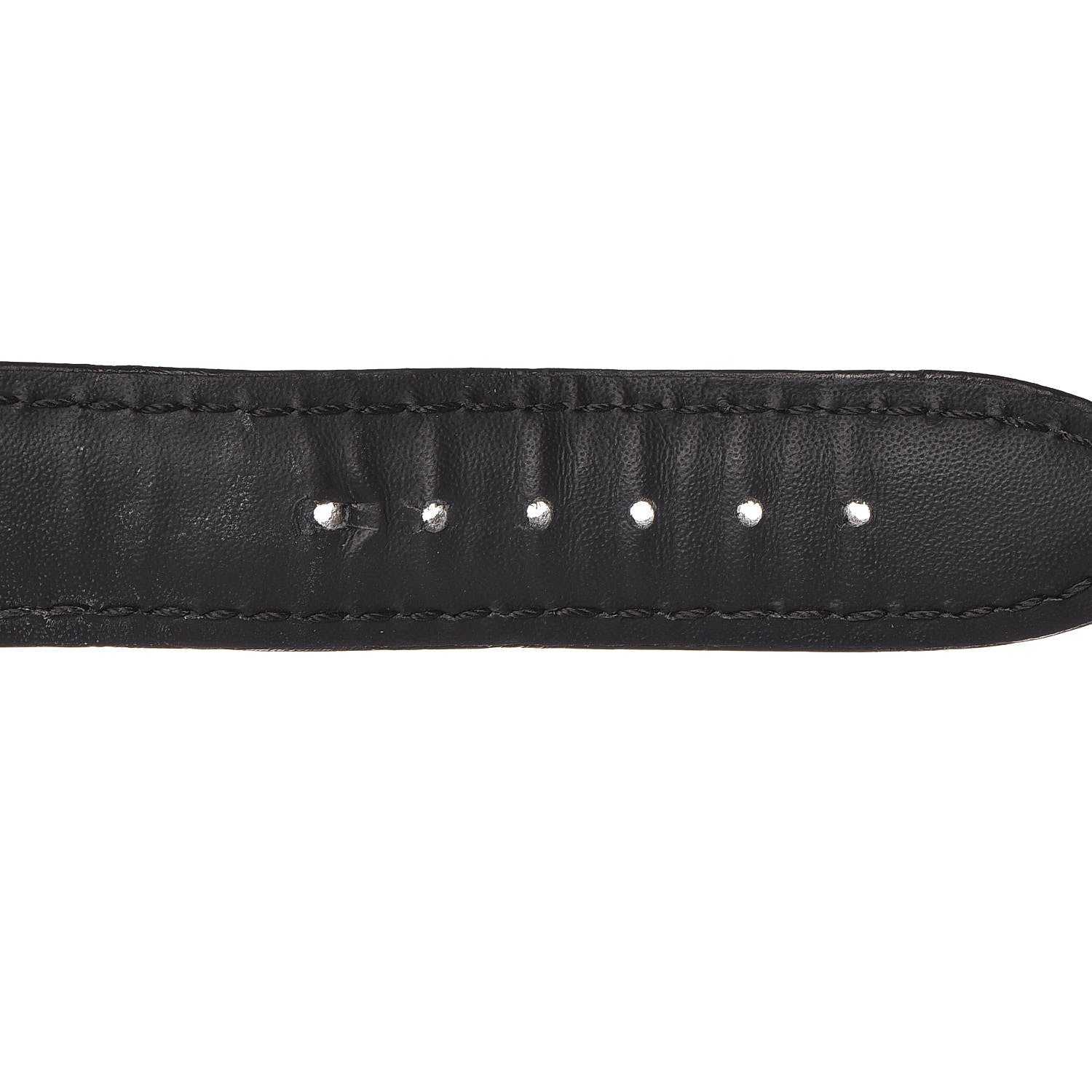 Tiffany Stainless Steel Alligator 37mm Atlas 3-Hand Automatic Watch Black 8 of 9