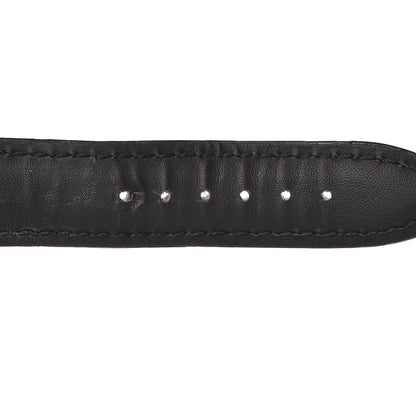 Tiffany Stainless Steel Alligator 37mm Atlas 3-Hand Automatic Watch Black 8 of 9