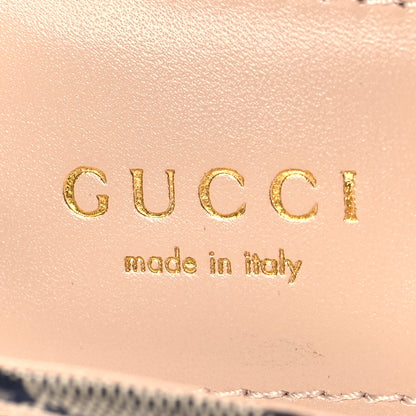 Gucci Monogram Horsebit Womens Slingback Ballet Flat 37.5 Beige Blue 9 of 10
