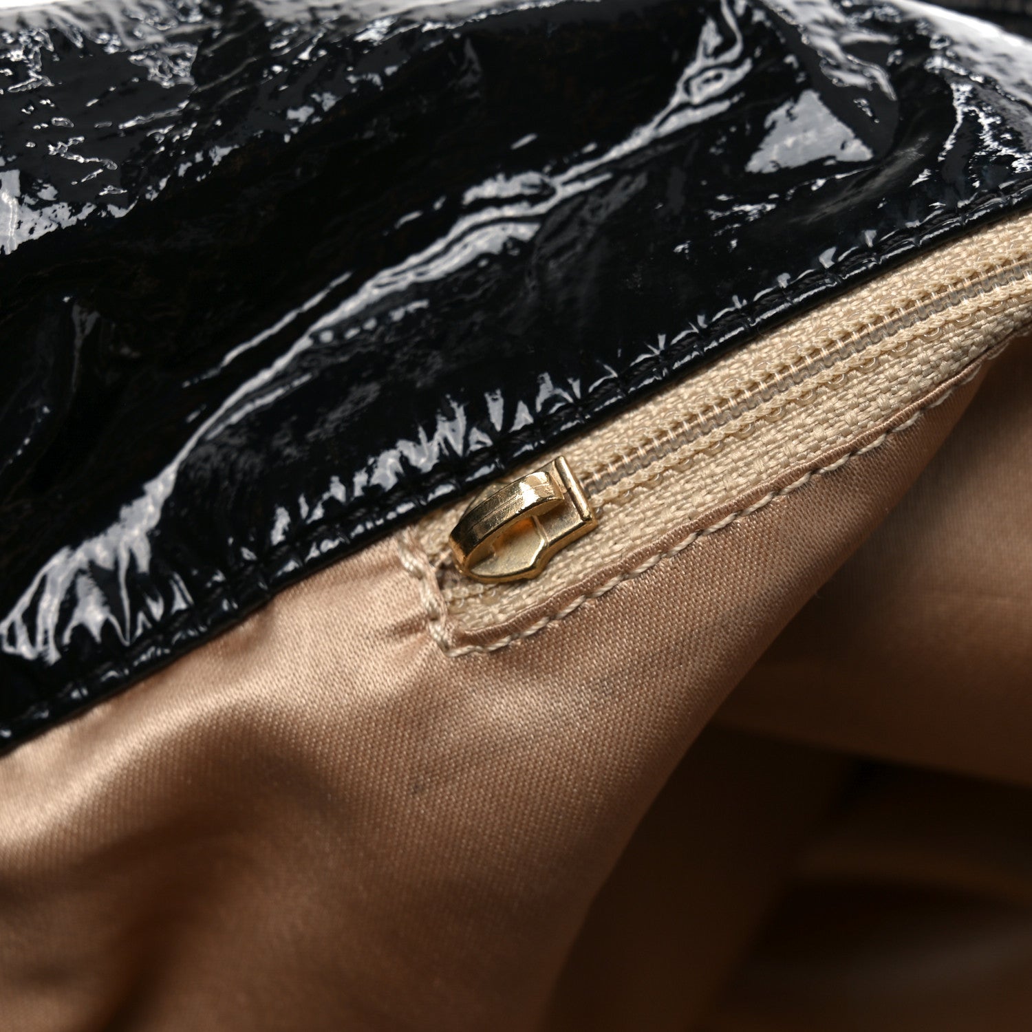 Chanel Vinyl XL Rock and Chain Flap Black 11 of 12