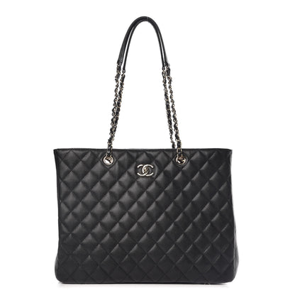 Chanel Caviar Quilted Large Classic Shopping Tote Black 1 of 10