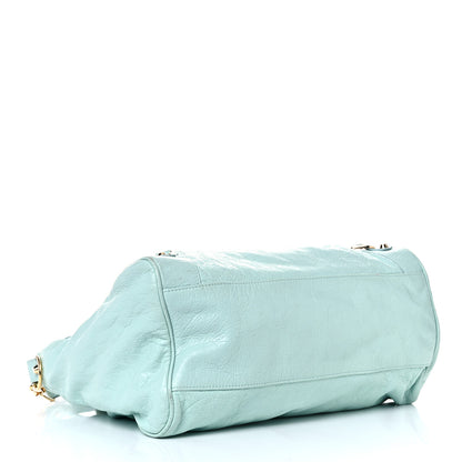 Balenciaga Agneau Classic Gold Hardware Velo Bleu Maldives 3 of 25