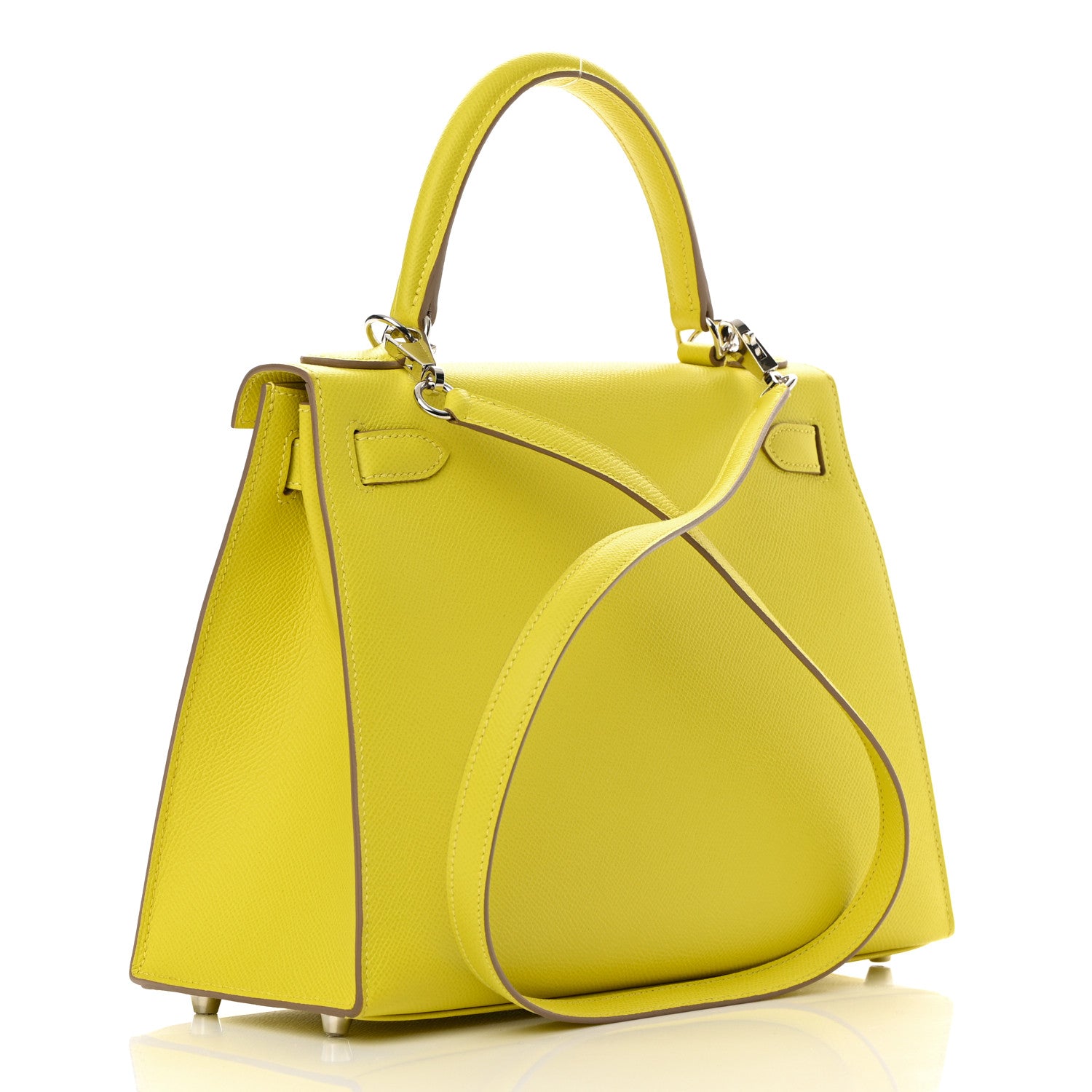 Hermes Epsom Kelly Sellier 28 Soufre 3 of 11