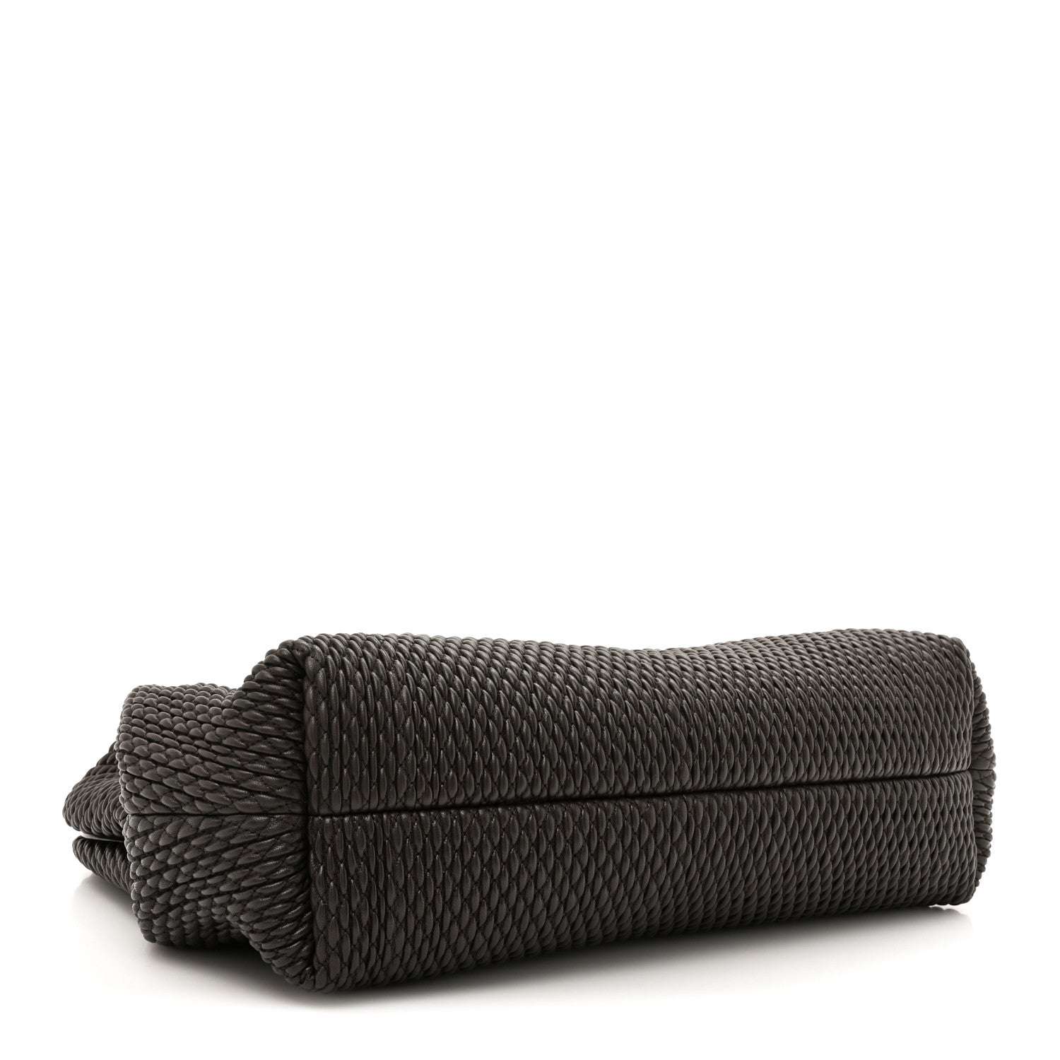 Bottega Veneta Lambskin Knit Medium The Point Triangle Bag Fondant 4 of 11