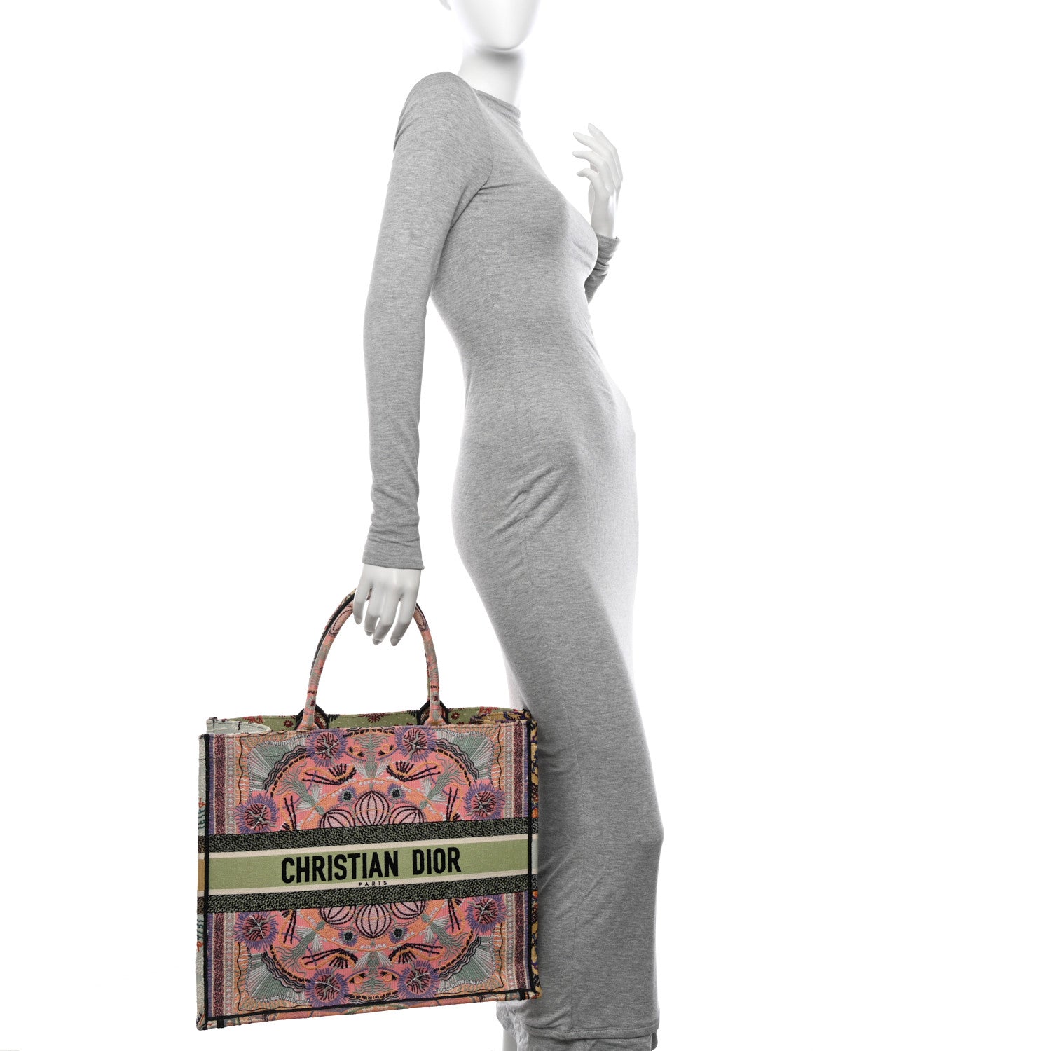 Christian Dior DIOR Canvas Embroidered Large In Lights Book Tote Multicolor 2 of 12