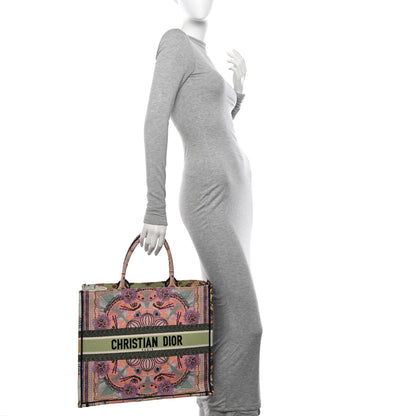 Christian Dior DIOR Canvas Embroidered Large In Lights Book Tote Multicolor 2 of 12