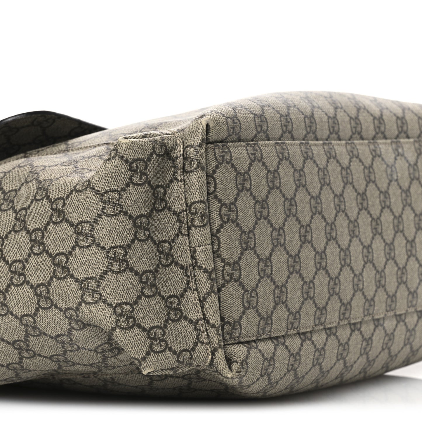 GG Plus Monogram Messenger Diaper Bag Dark Brown