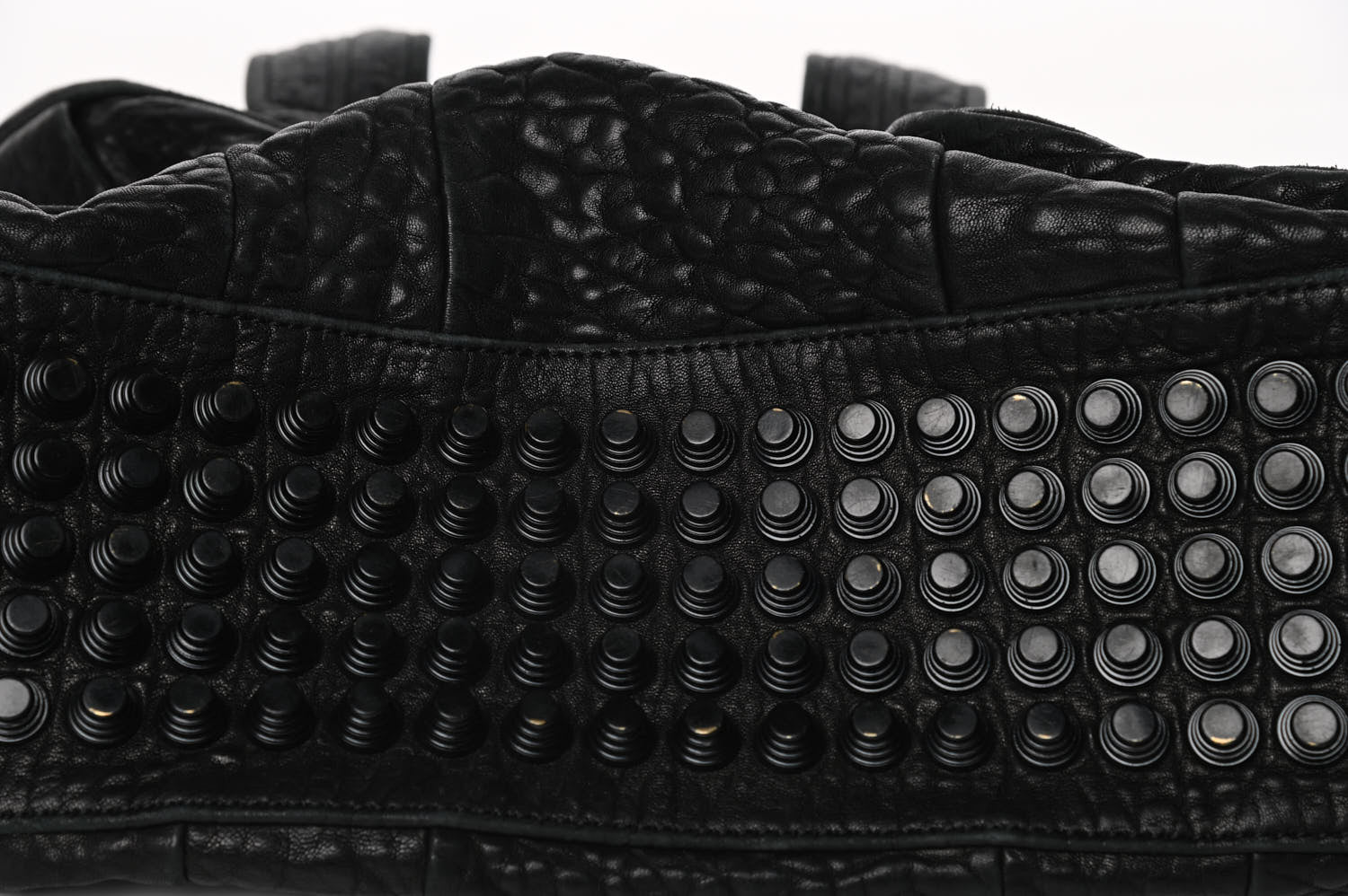 Alexander Wang Pebbled Lambskin Rockie Black Matte Black Hardware 4 of 15