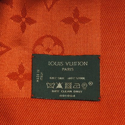 Louis Vuitton Wool Silk Monogram Shawl Orient 5 of 5