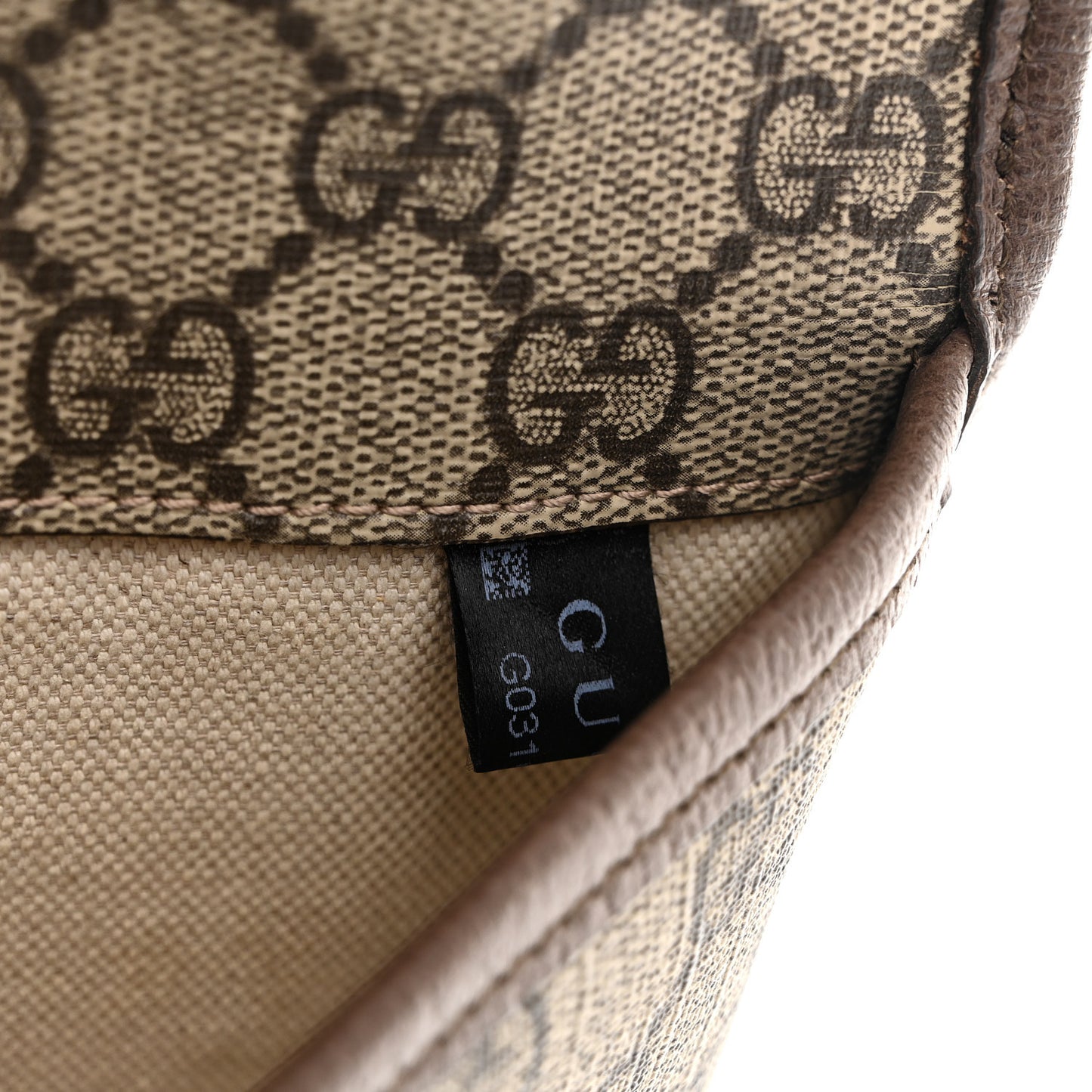 GG Supreme Monogram Neo Vintage Web Belt Bag Brown