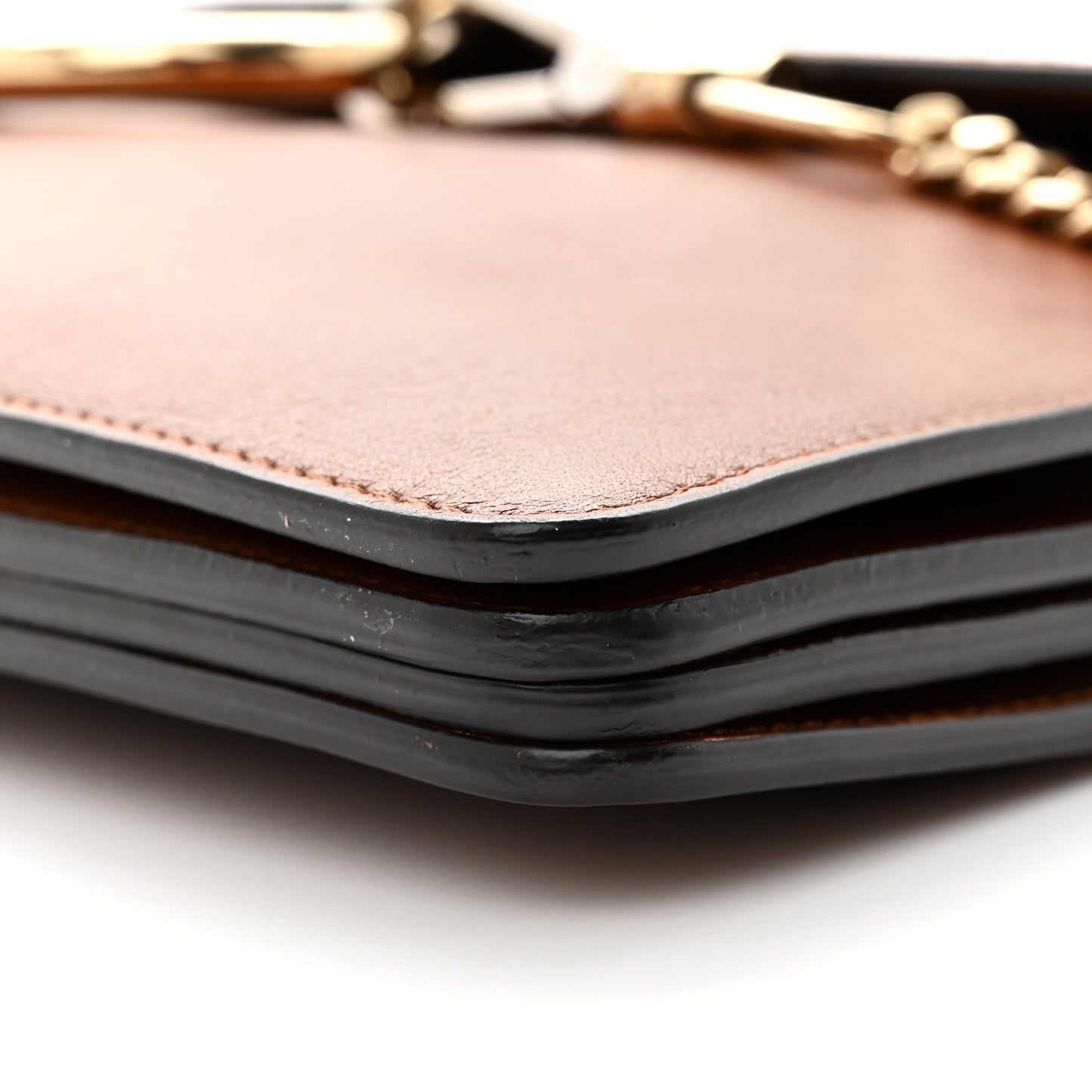 Suede Calfskin Medium Faye Shoulder Bag Tobacco