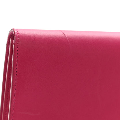 Saint Laurent Calfskin Classic Y Ligne Clutch Fuchsia 11 of 15