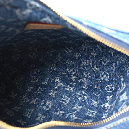 Louis Vuitton Monogram Denim Croissant MM Blue 5 of 9