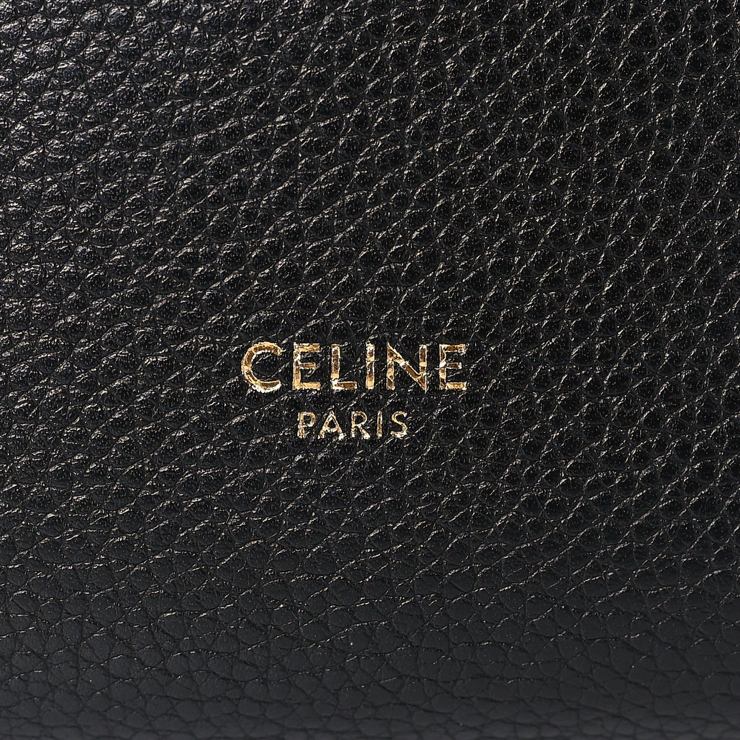 Soft Grained Calfskin Small Sangle Bucket Bag Black