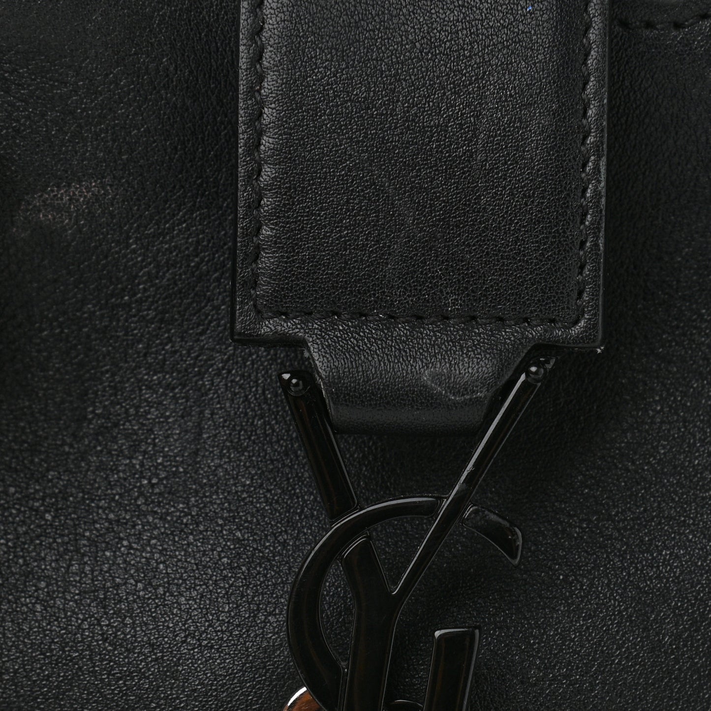 Calfskin Small Monogram Cabas Black