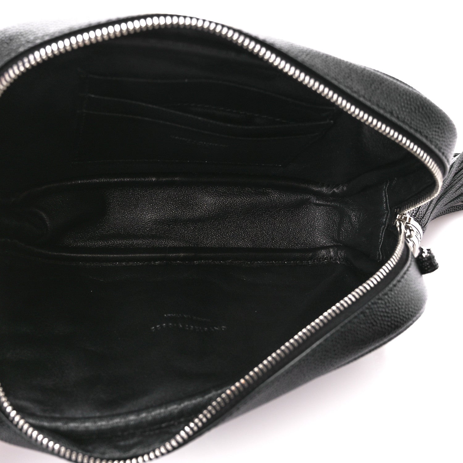 Saint Laurent Grain De Poudre Matelasse Monogram Mini Lou Camera Bag Black 5 of 12