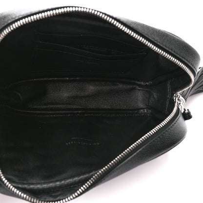 Saint Laurent Grain De Poudre Matelasse Monogram Mini Lou Camera Bag Black 5 of 12
