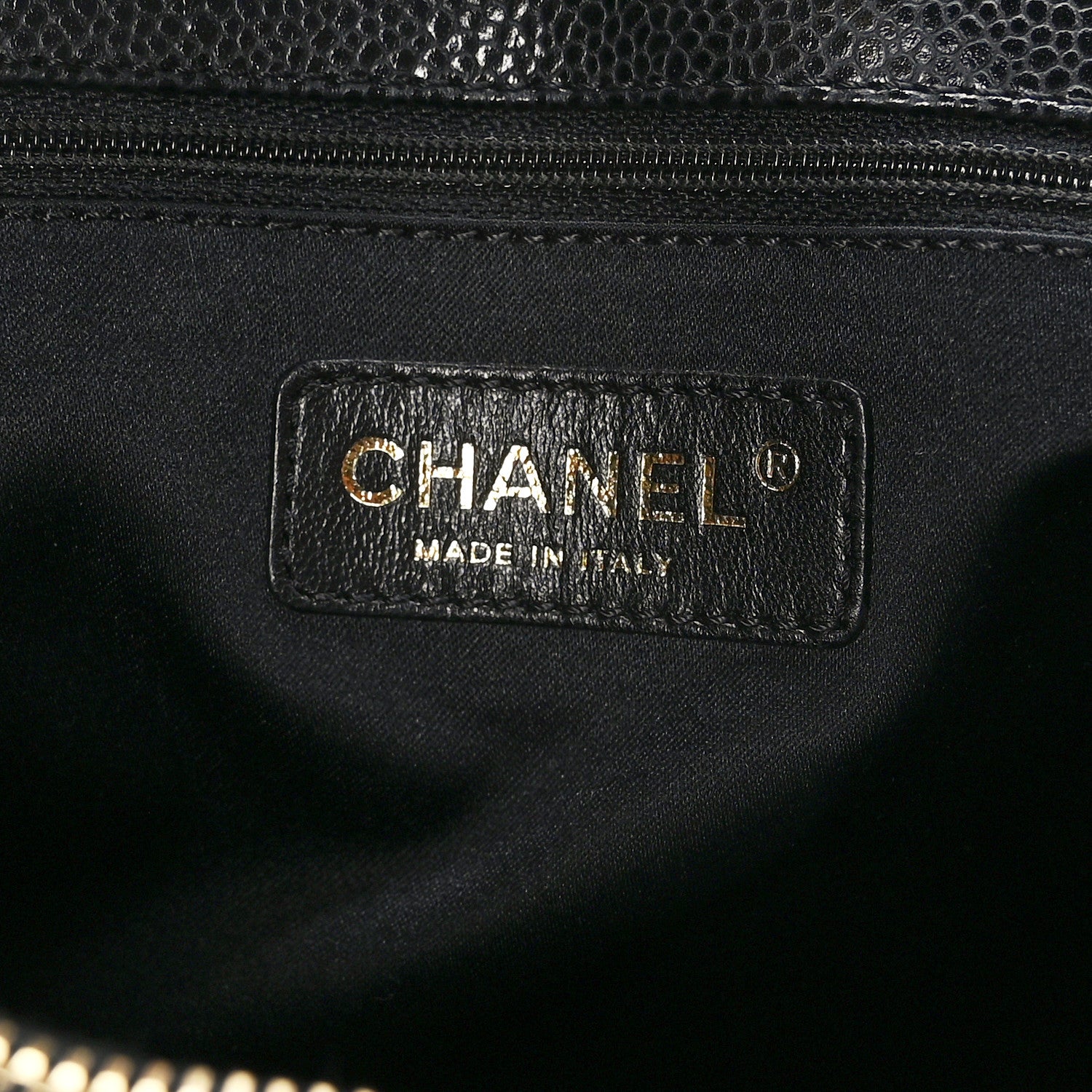 Chanel Caviar Quilted Grand Shopping Tote GST Black 7 of 10