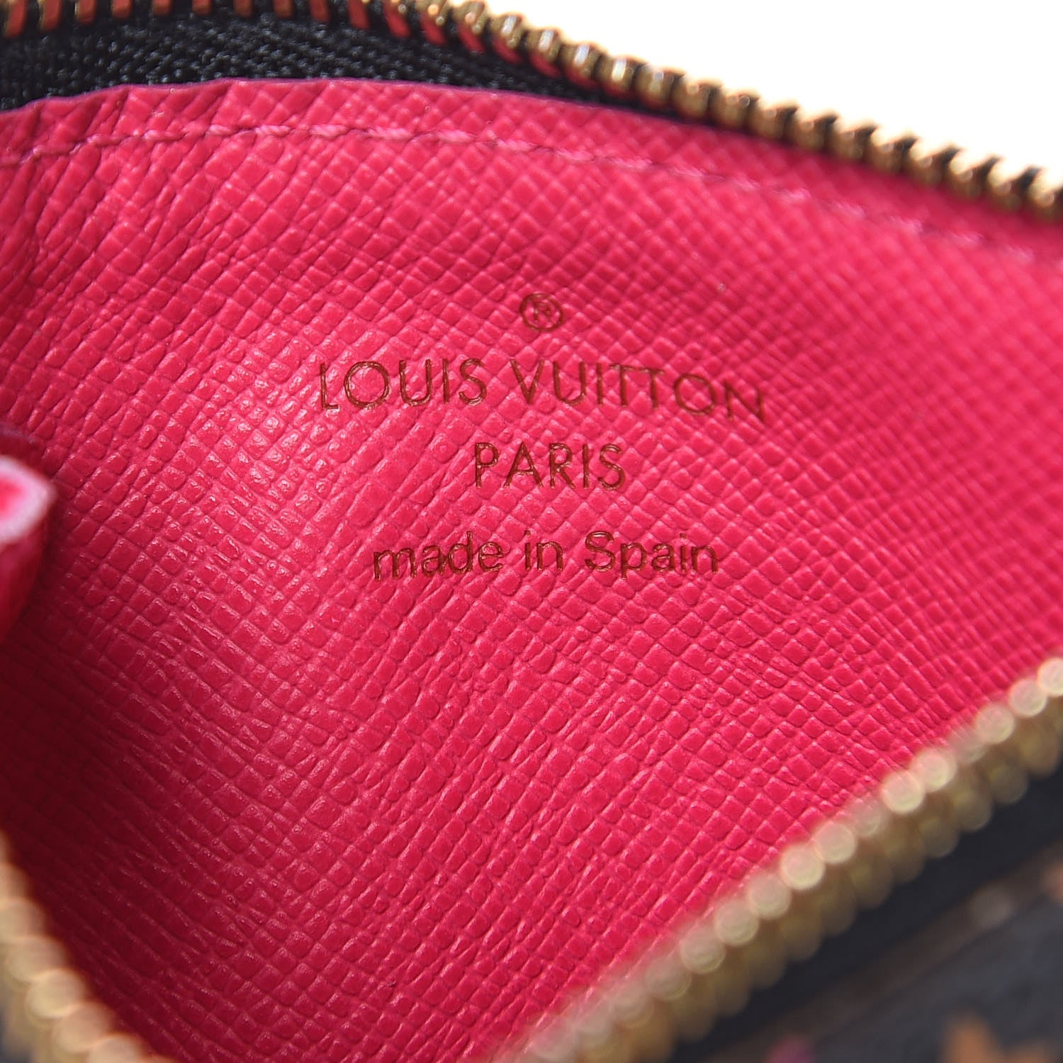 Louis Vuitton Monogram Multicolor Key Pouch Black Grenade 6 of 8