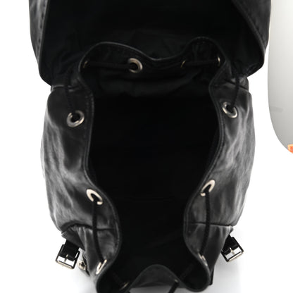Saint Laurent Calfskin Delave Backpack Black 5 of 11