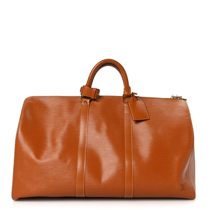 Louis Vuitton Epi Keepall 50 Cipango 1 of 11
