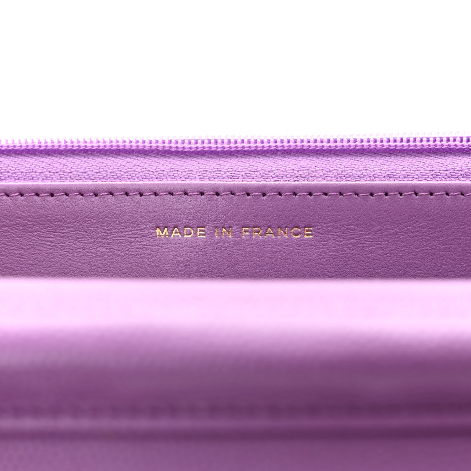 Chanel Caviar Quilted Wallet On Chain WOC Purple 7 of 12