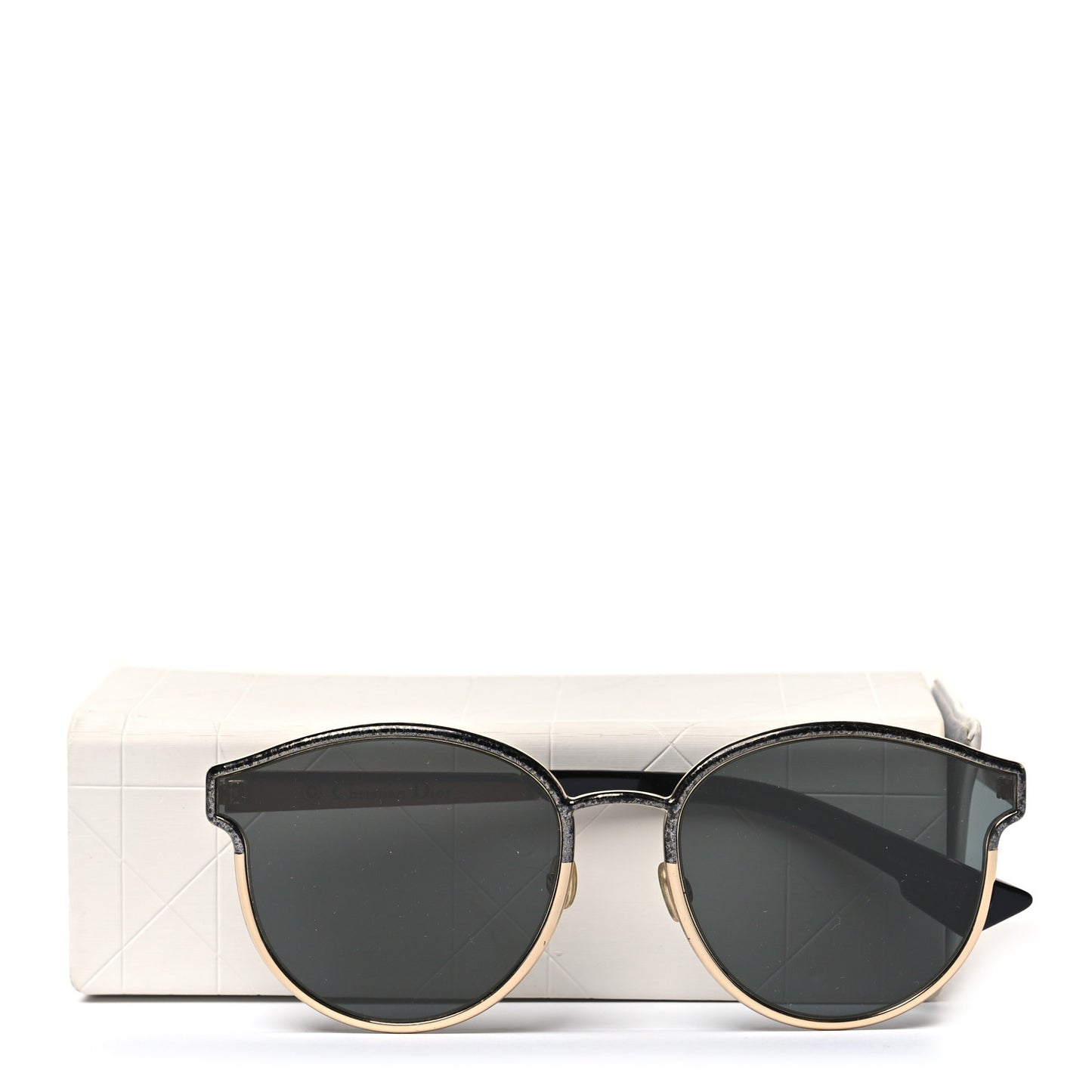 Marble Symmetric Sunglasses Gold
