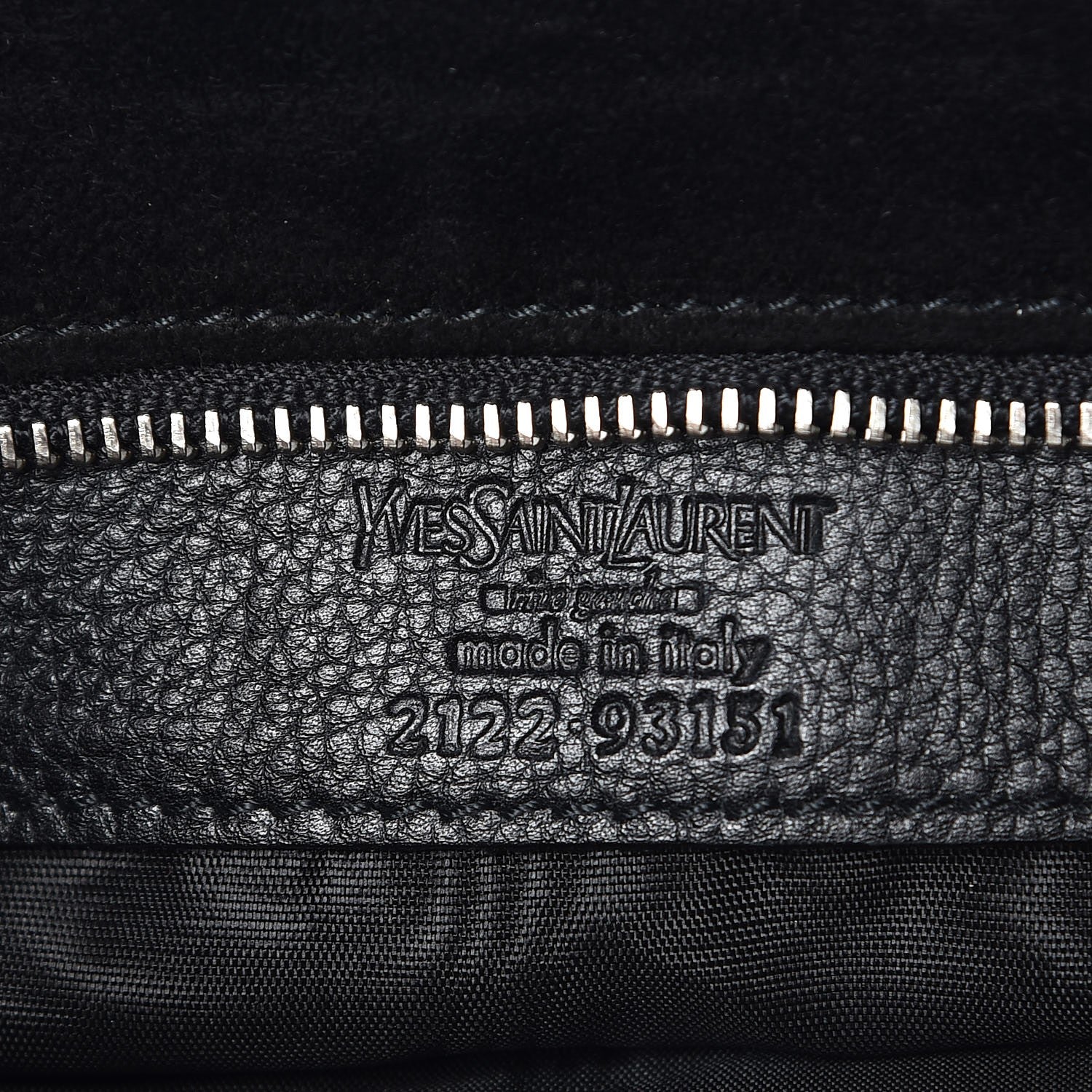 Saint Laurent Calfskin Document Holder Black 6 of 10