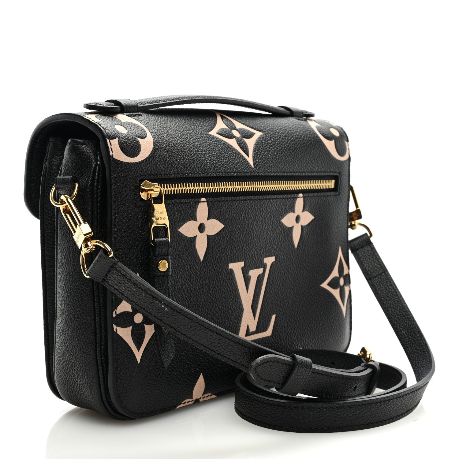 Louis Vuitton Empreinte Monogram Giant Pochette Metis Black Beige 3 of 9