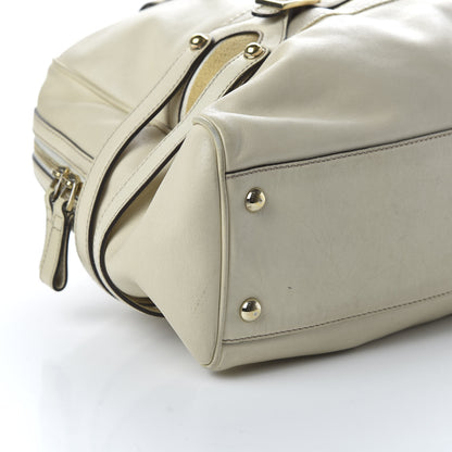 Gucci Calfskin Signature XL Bowler Ivory 6 of 16