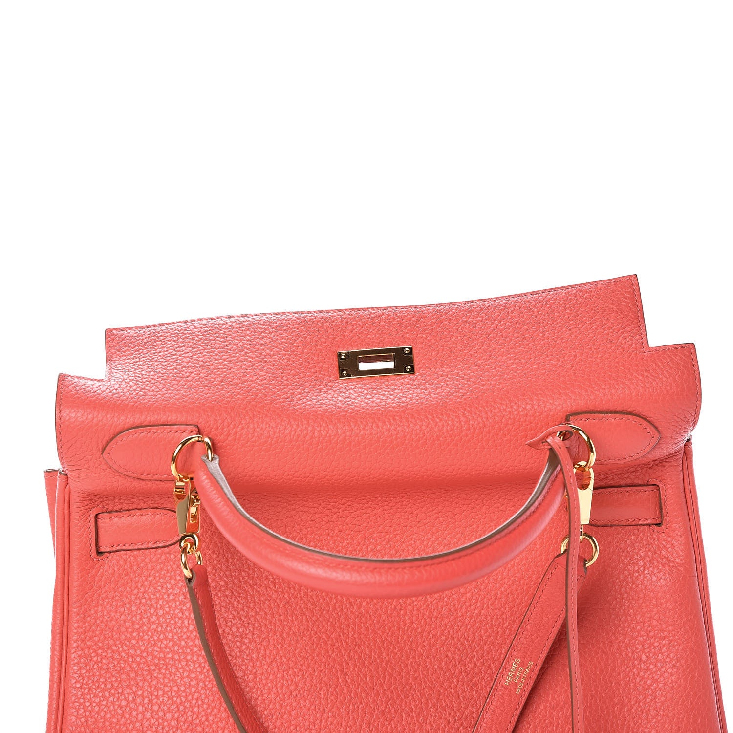 Hermes Taurillon Clemence Kelly Retourne 32 Rose Jaipur 8 of 36