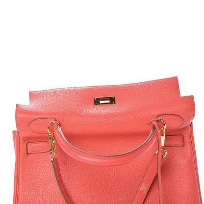 Hermes Taurillon Clemence Kelly Retourne 32 Rose Jaipur 8 of 36