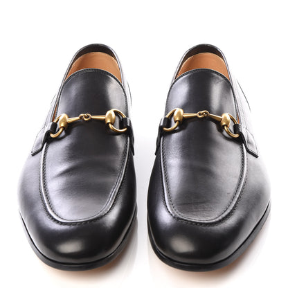 Gucci Calfskin Horsebit Mens Jordaan Loafers 9 Black 3 of 9