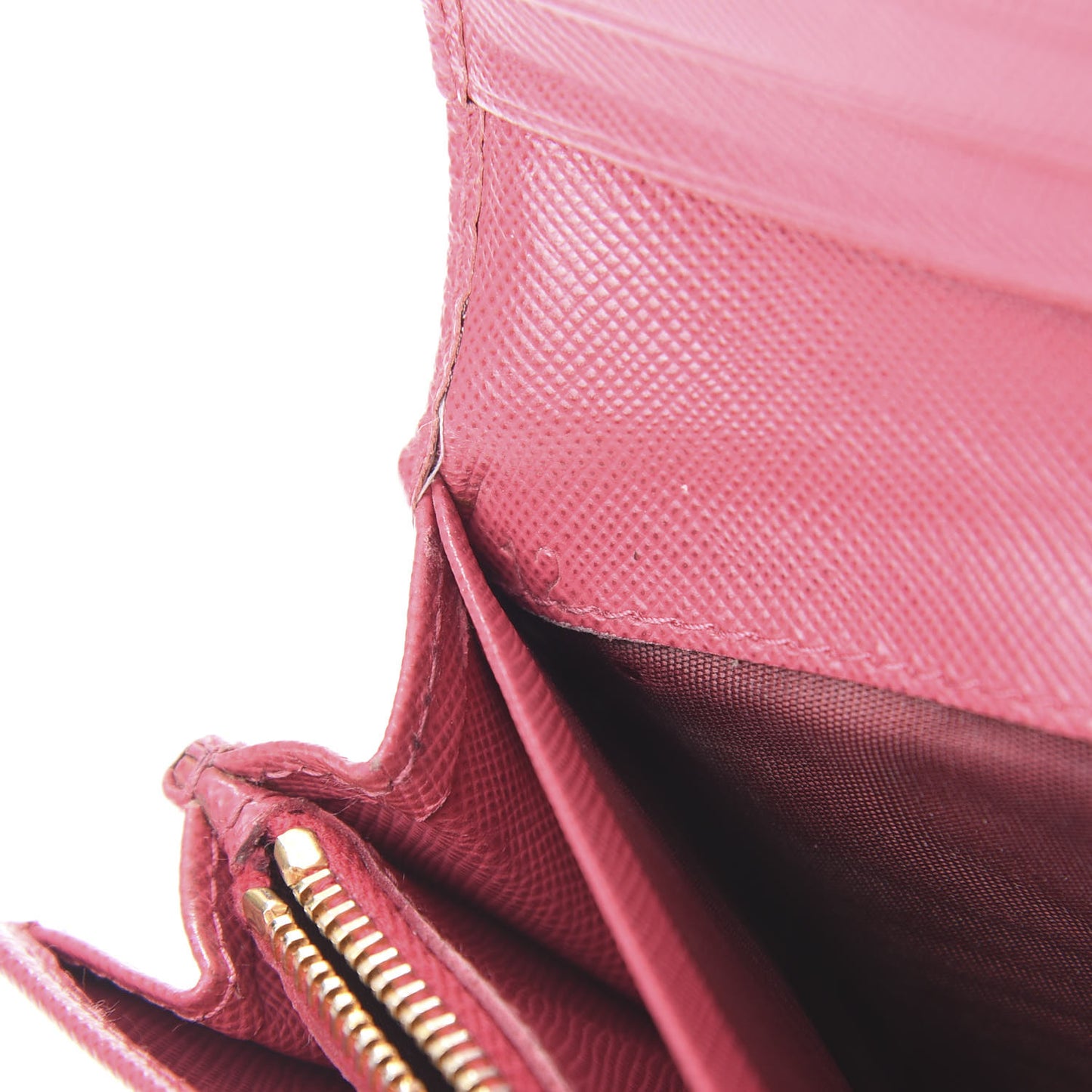 Saffiano Bow Continental Wallet Peonia