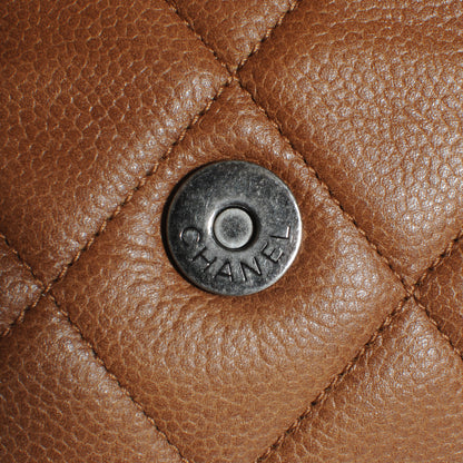 Chanel Caviar Quilted Coco Casual Flap Light Brown 9 of 10