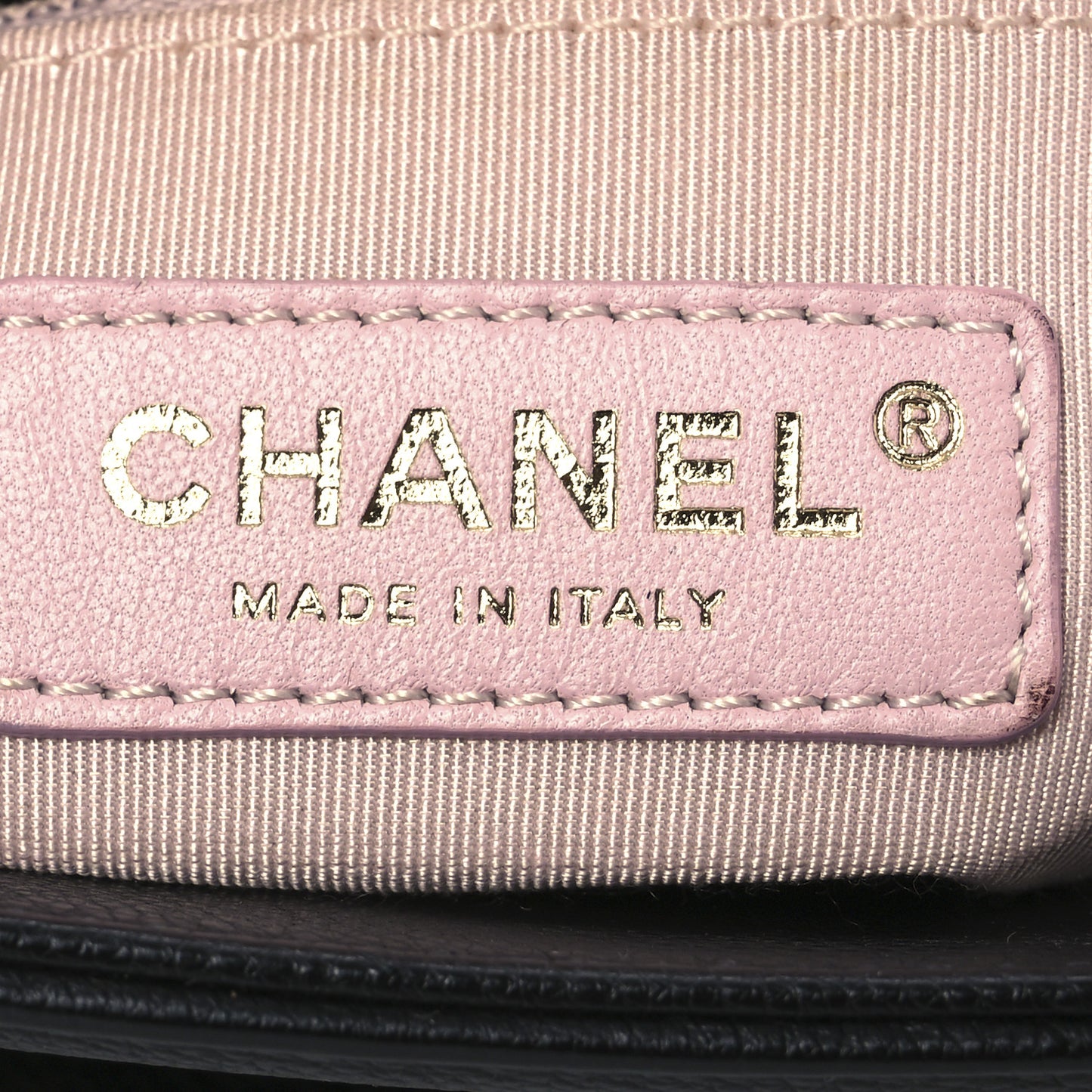Caviar Quilted Large Studded Flap Black