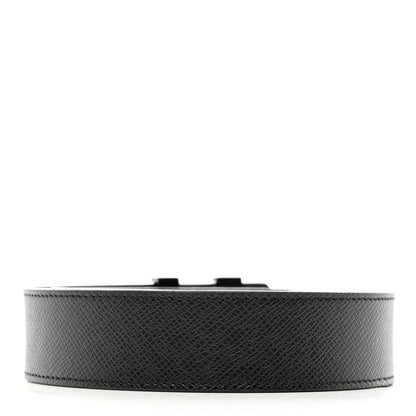 Louis Vuitton Taiga 35mm LV Initiales Belt 100 40 Black 2 of 6