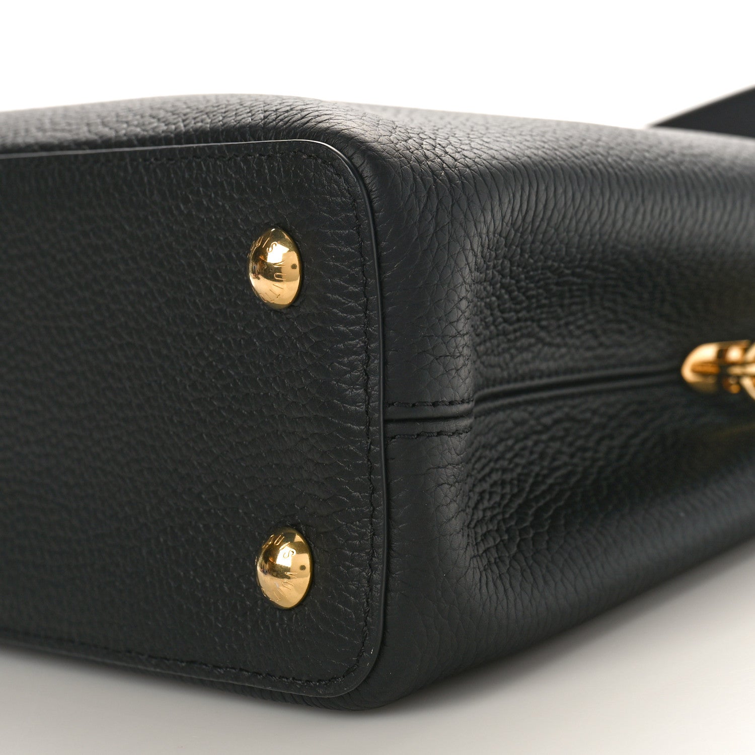 Louis Vuitton Taurillon Capucines PM Black Rose Berlingot 7 of 8