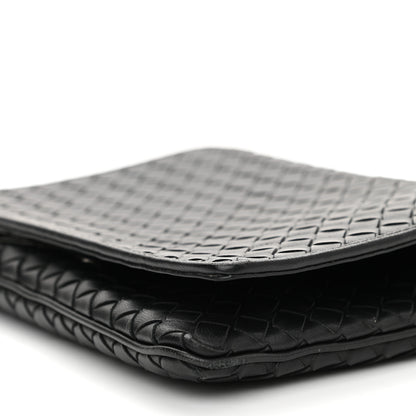 Bottega Veneta Nappa Intrecciato Crossbody Messenger Flap Black 10 of 12