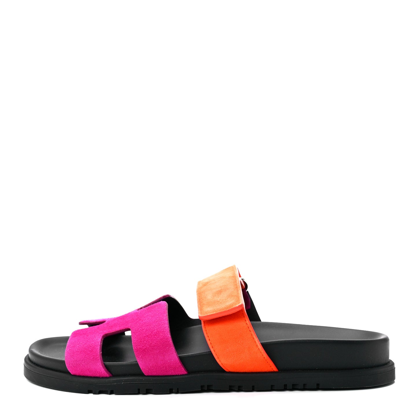 Suede Goatskin Womens Chypre Sandals 38 Rose Chapas Orange Synthetique