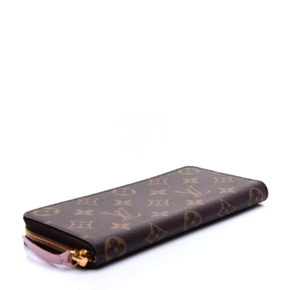 Louis Vuitton Monogram Clemence Wallet Rose Ballerine 5 of 9