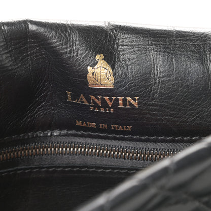Lanvin Lambskin Quilted Medium Happy Shoulder Bag Black 7 of 11