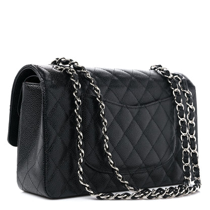 Chanel Caviar Quilted Medium Double Flap Black 3 of 10