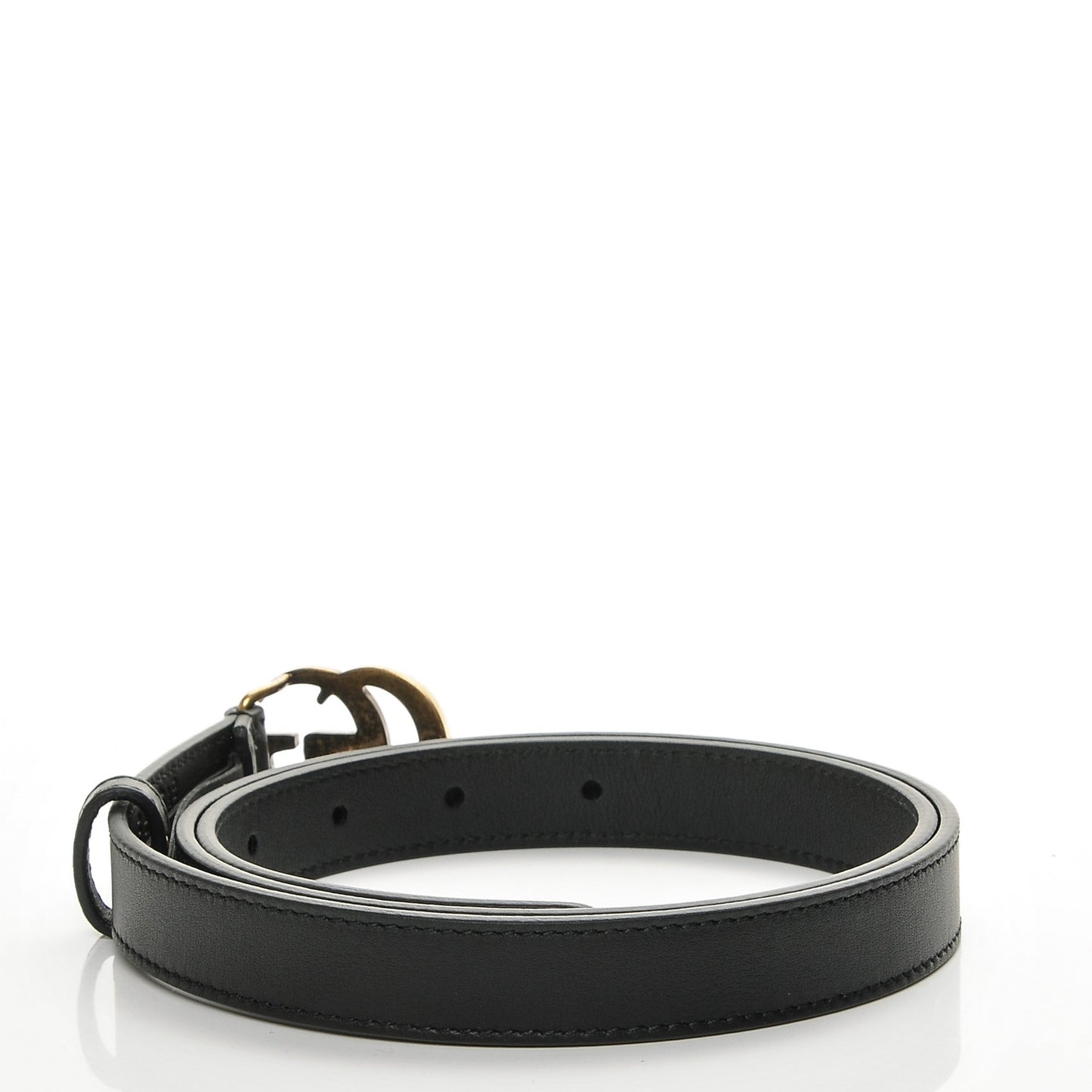 Calfskin Double G 20mm Belt 85 34 Black