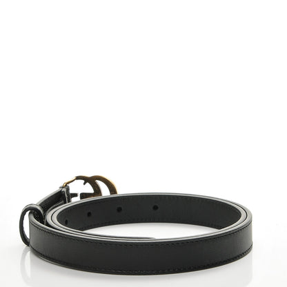 Gucci Calfskin Double G 20mm Belt 85 34 Black 3 of 6