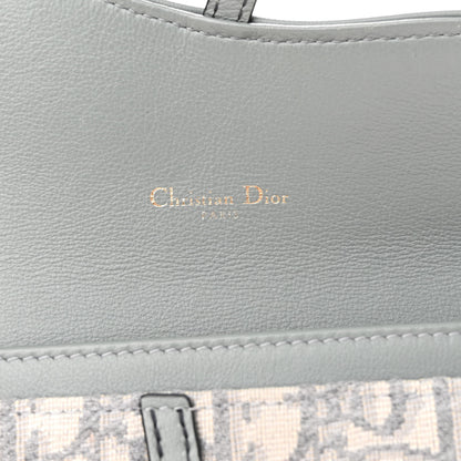Christian Dior Oblique Saddle Chain Long Wallet Grey 7 of 12
